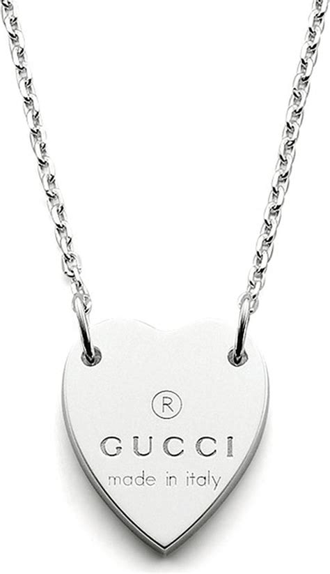 gucci heart pendant necklace.